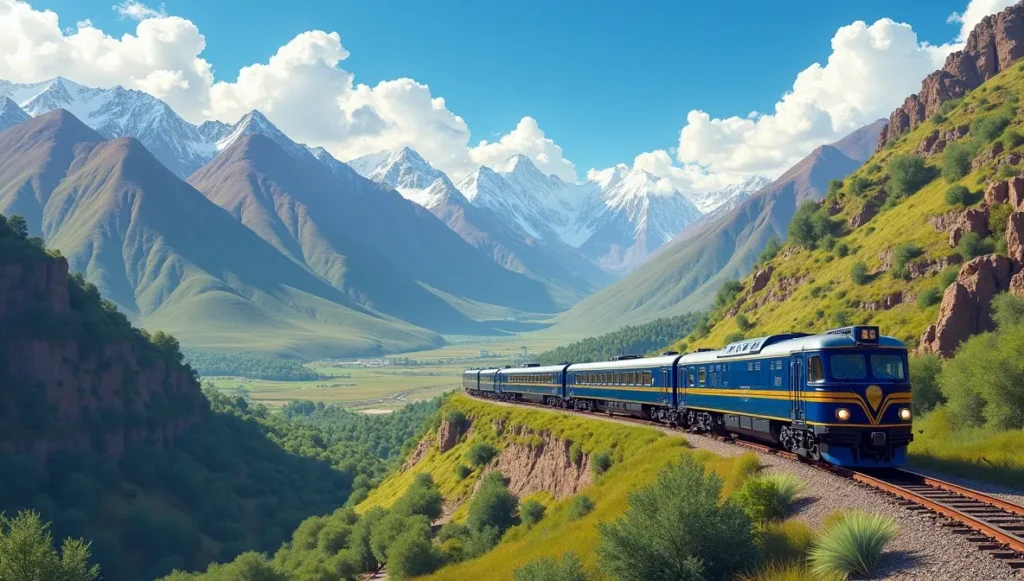 Поезд Belmond Andean Explorer в Андах Перу